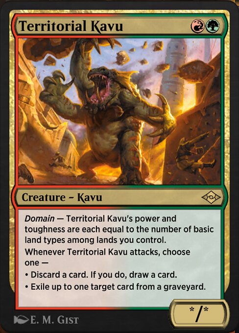 Territorial Kavu - Jumpstart: Historic Horizons Rare Card