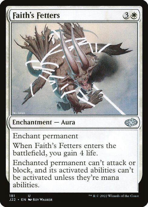 Faith's Fetters - Jumpstart 2022 Uncommon Card