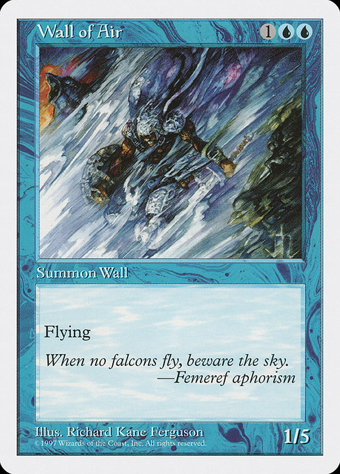 Wall of Air - Fifth Edition Uncommon Card