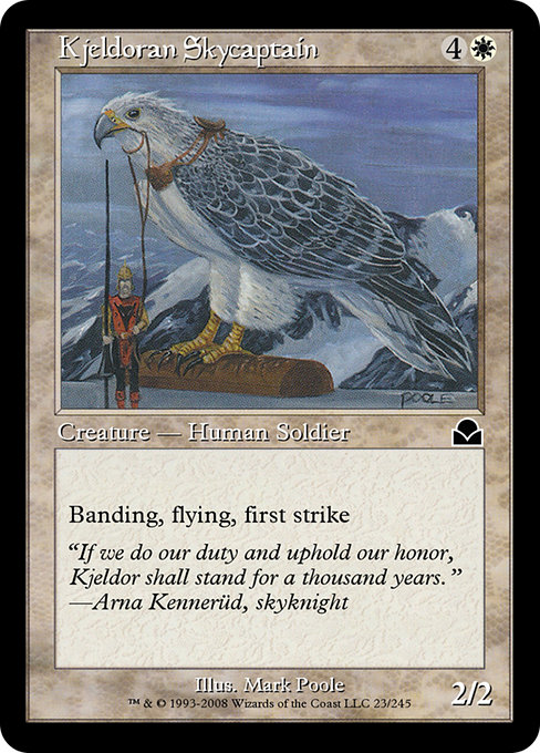 Kjeldoran Skycaptain - Masters Edition II Common Card