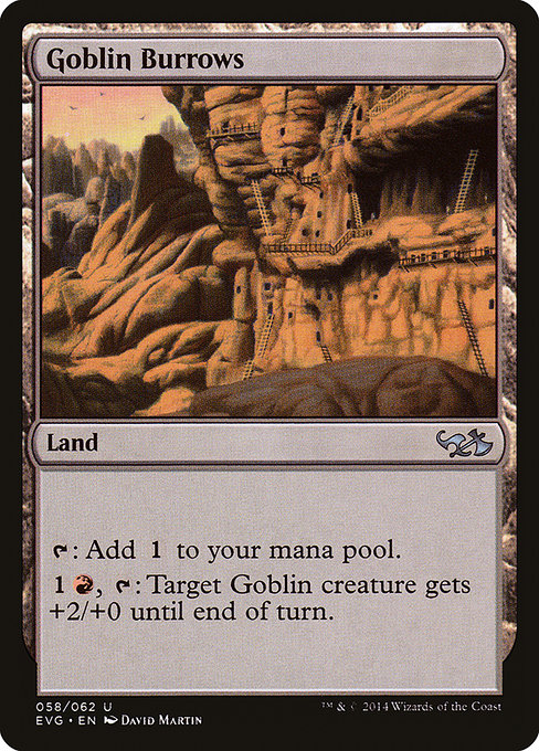 Goblin Burrows - Duel Decks Anthology: Elves vs. Goblins Uncommon Card
