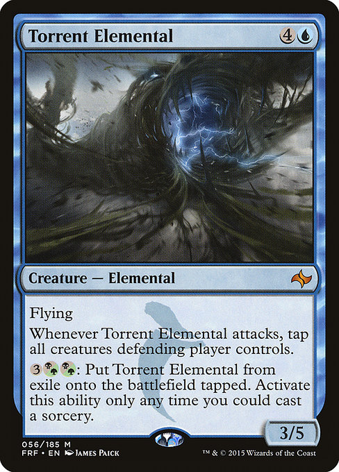 Torrent Elemental - Fate Reforged Mythic Card