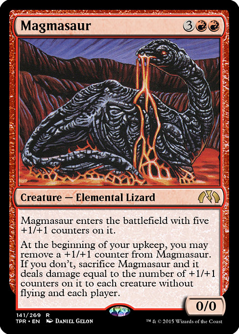 Magmasaur - Tempest Remastered Rare Card