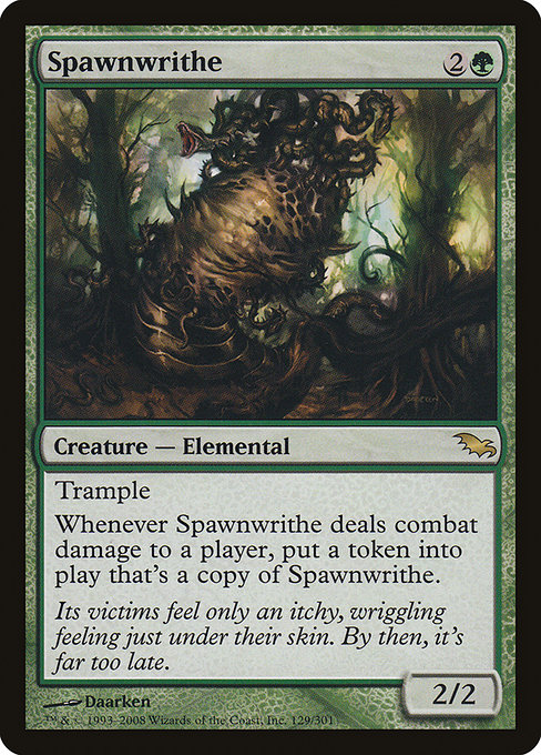 Spawnwrithe - Shadowmoor Rare Card