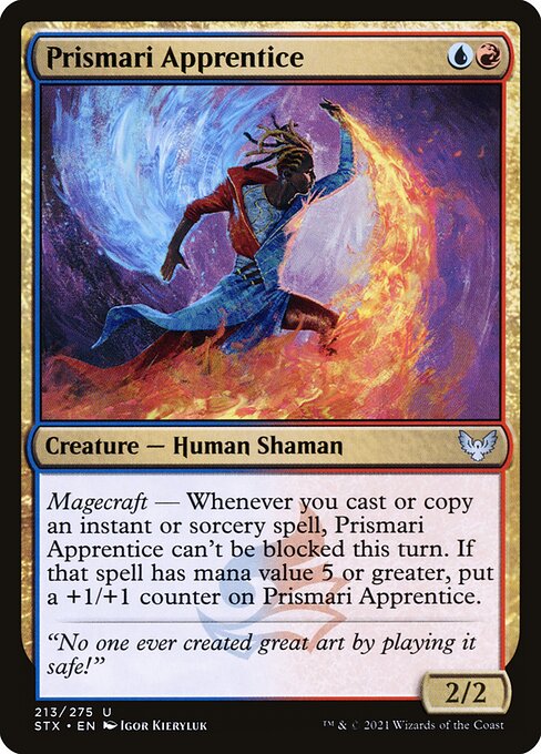 Prismari Apprentice - Strixhaven: School of Mages Uncommon Card