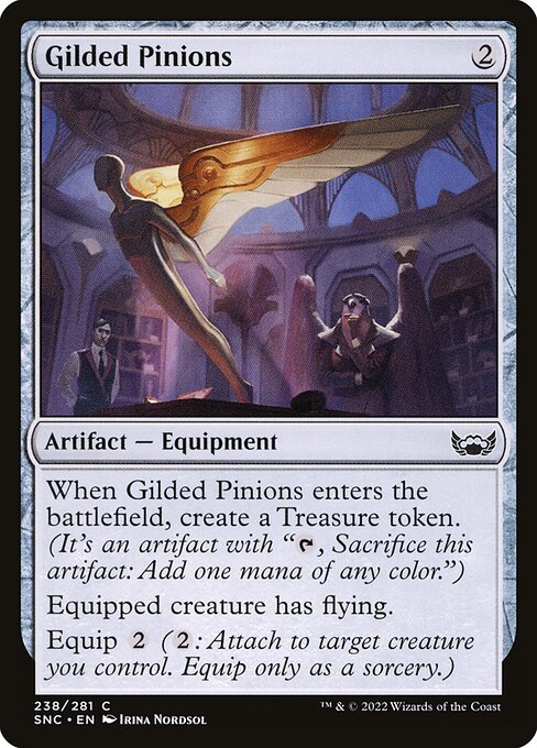 Gilded Pinions - Streets of New Capenna Common Card