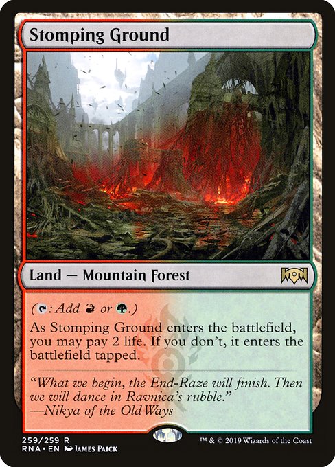Stomping Ground - Ravnica Allegiance Rare Card