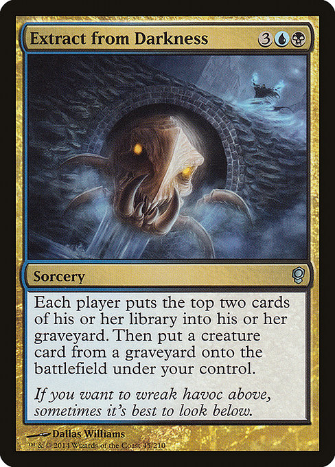 Extract from Darkness - Conspiracy Uncommon Card