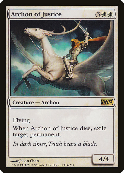 Archon of Justice - Magic 2012 Rare Card
