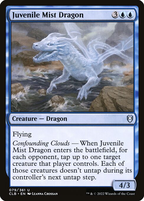 Juvenile Mist Dragon - Commander Legends: Battle for Baldur's Gate Uncommon Card