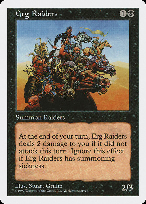 Erg Raiders - Fifth Edition Common Card