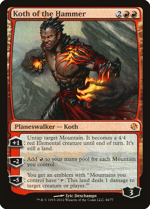 Koth of the Hammer - Duel Decks: Venser vs. Koth Mythic Card