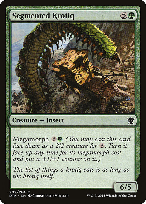 Segmented Krotiq - Dragons of Tarkir Common Card