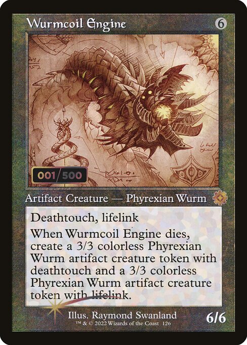 Wurmcoil Engine - The Brothers' War Retro Artifacts Mythic Card