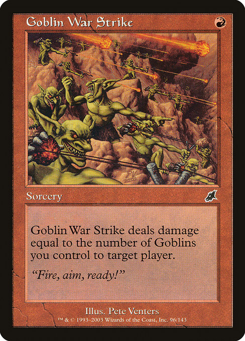 Goblin War Strike - Scourge Common Card