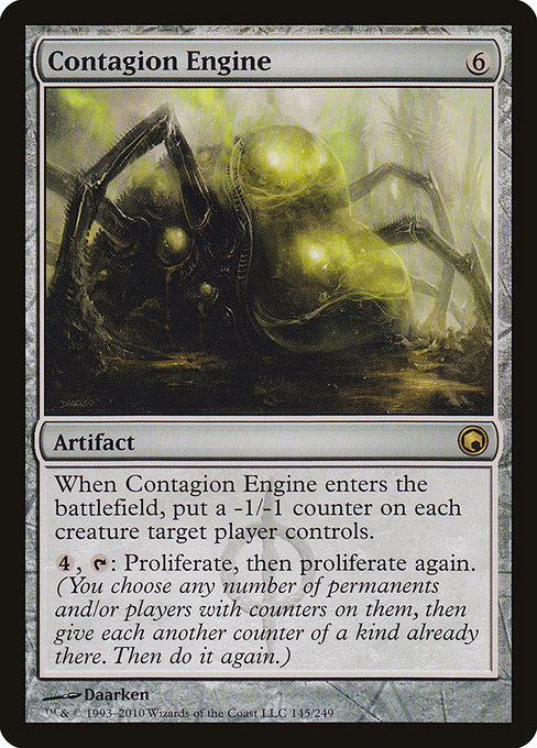Contagion Engine - Scars of Mirrodin Rare Card