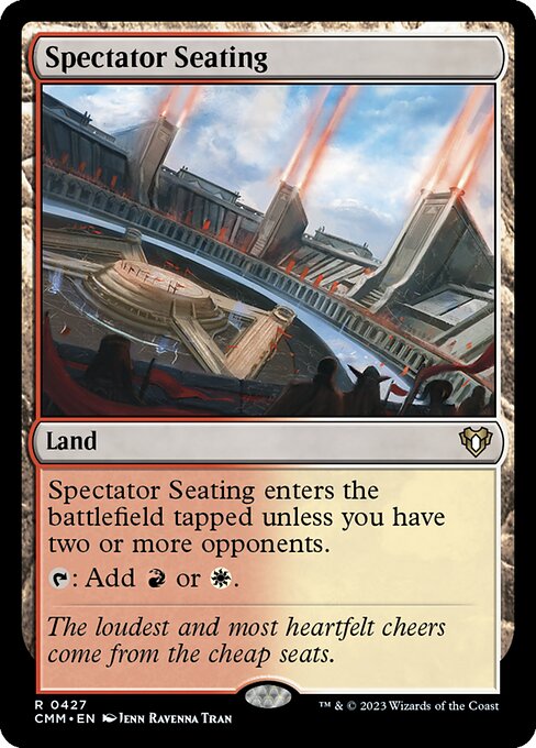 Spectator Seating - Commander Masters Rare Card