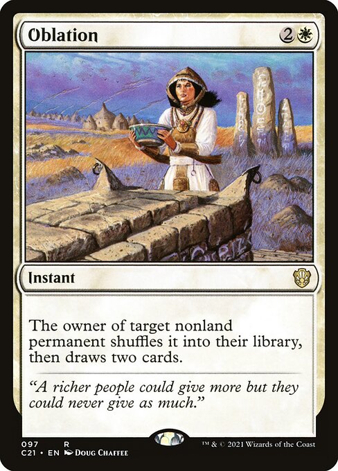 Oblation - Commander 2021 Rare Card