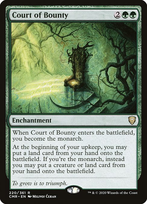 Court of Bounty - Commander Legends Rare Card