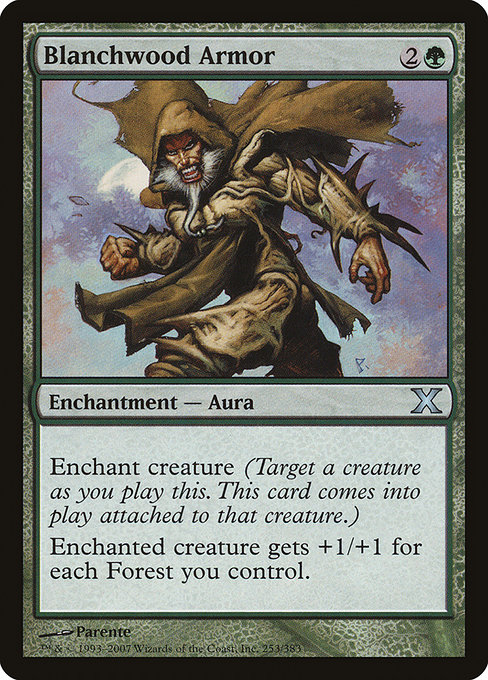 Blanchwood Armor - Tenth Edition Uncommon Card