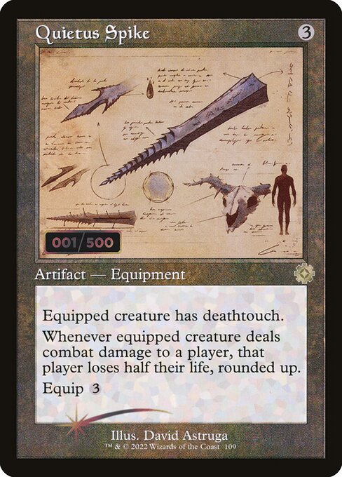 Quietus Spike - The Brothers' War Retro Artifacts Rare Card