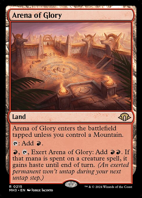 Arena of Glory - Modern Horizons 3 Rare Card