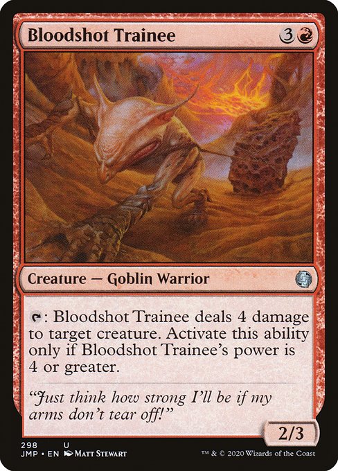Bloodshot Trainee - Jumpstart Uncommon Card