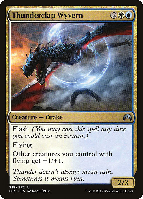 Thunderclap Wyvern - Magic Origins Uncommon Card