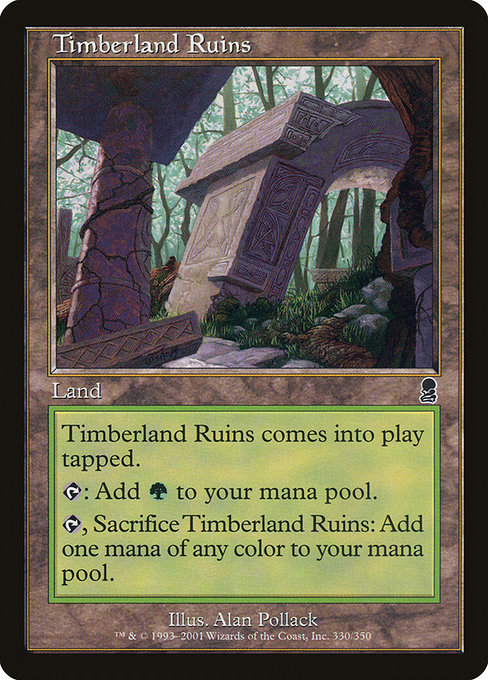 Timberland Ruins - Odyssey Common Card