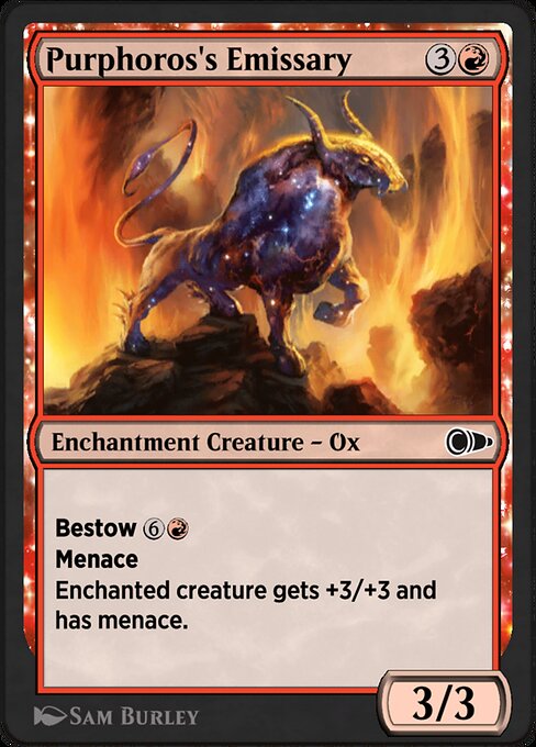 Purphoros's Emissary - Pioneer Masters Common Card