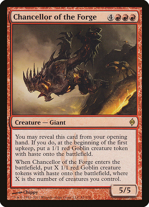 Chancellor of the Forge - New Phyrexia Rare Card