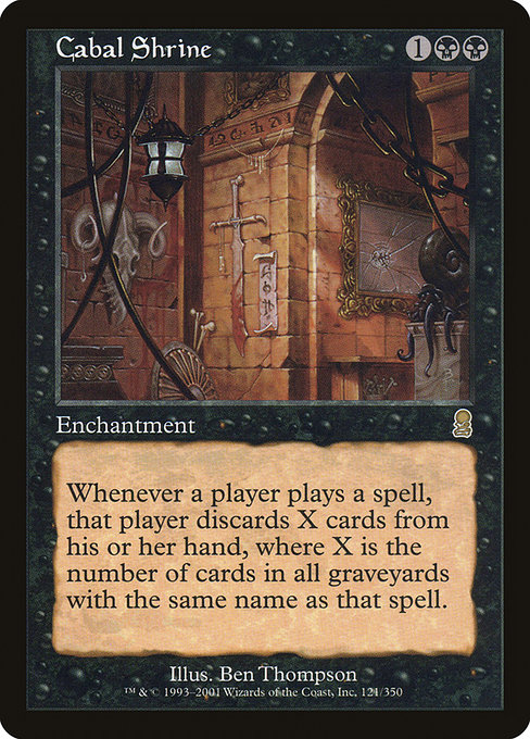 Cabal Shrine - Odyssey Rare Card