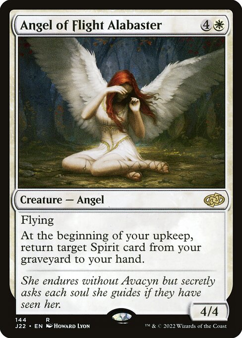 Angel of Flight Alabaster - Jumpstart 2022 Rare Card