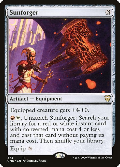 Sunforger - Commander Legends Rare Card