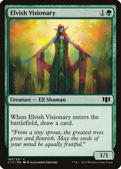 Elvish Visionary - Commander 2014 Common Card