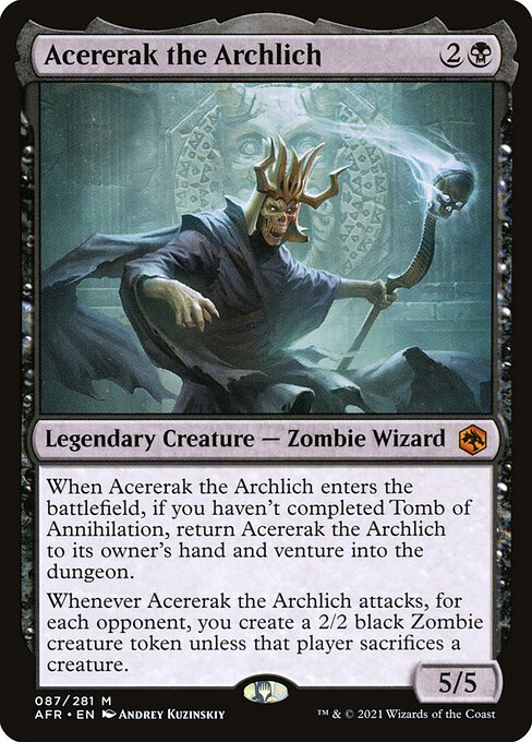 Acererak the Archlich - Adventures in the Forgotten Realms Mythic Card