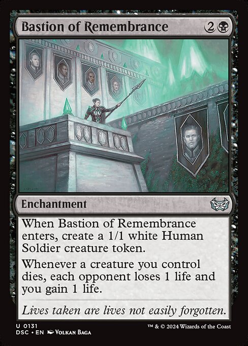 Bastion of Remembrance - Duskmourn: House of Horror Commander Uncommon Card