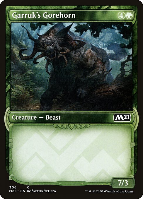 Garruk's Gorehorn - Core Set 2021 Common Card