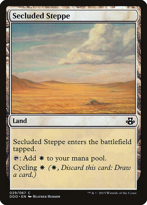 Secluded Steppe - Duel Decks: Elspeth vs. Kiora Common Card