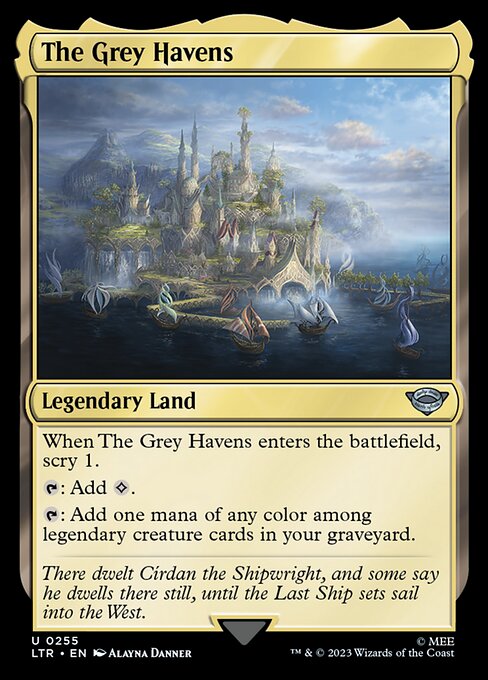 The Grey Havens - The Lord of the Rings: Tales of Middle-earth Uncommon Card