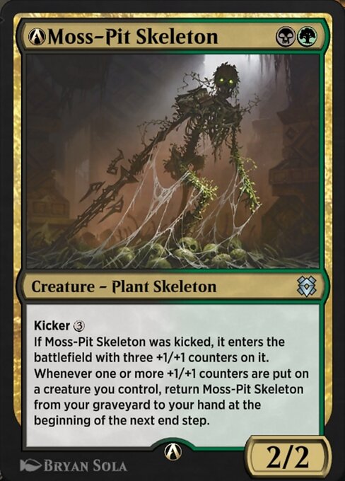 A-Moss-Pit Skeleton - Zendikar Rising Uncommon Card