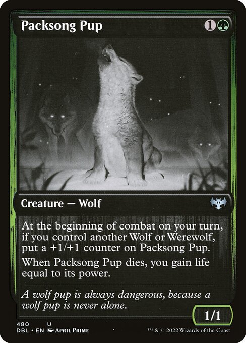 Packsong Pup - Innistrad: Double Feature Uncommon Card
