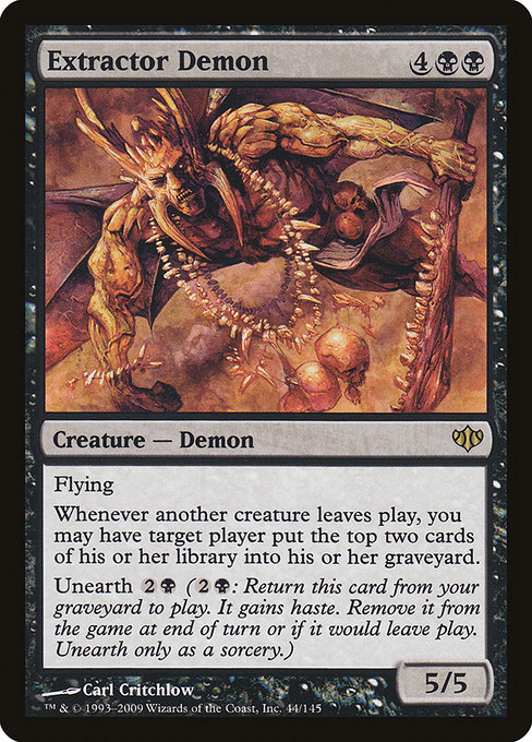 Extractor Demon - Conflux Rare Card
