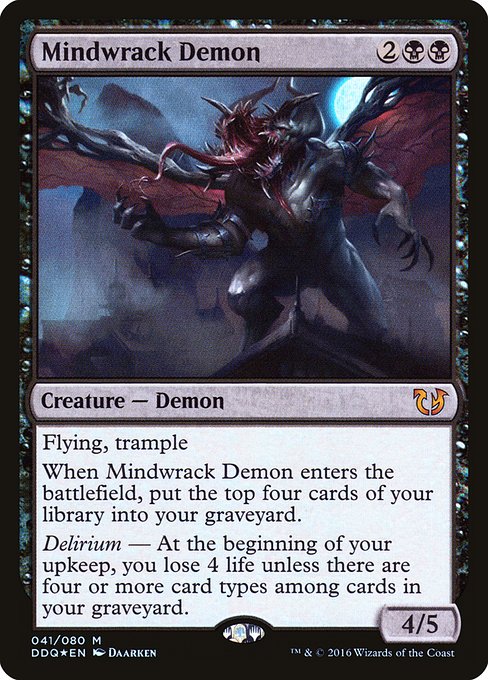 Mindwrack Demon - Duel Decks: Blessed vs. Cursed Mythic Card