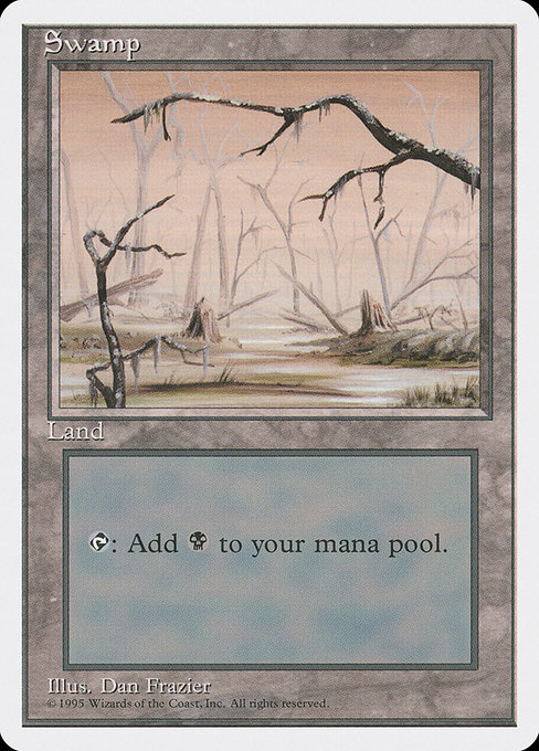 Swamp - Fourth Edition Common Card