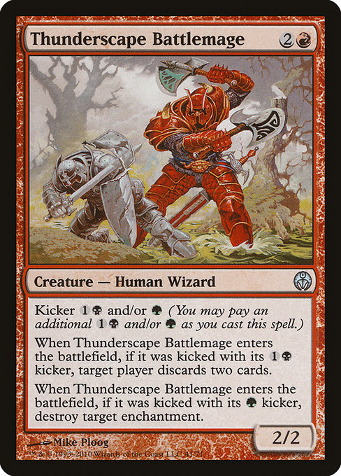 Thunderscape Battlemage - Duel Decks: Phyrexia vs. the Coalition Uncommon Card