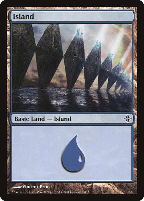 Island - Rise of the Eldrazi Common Card