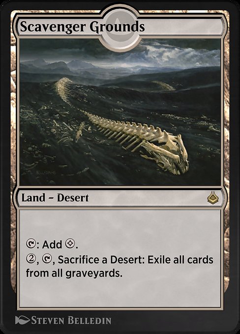 Scavenger Grounds - Amonkhet Remastered Rare Card