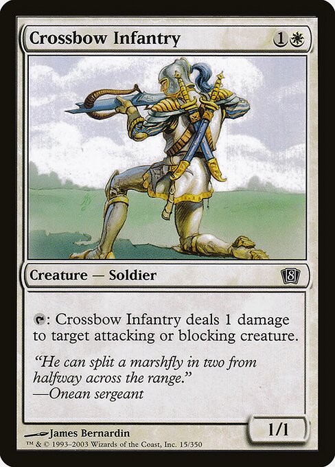 Crossbow Infantry - Eighth Edition Common Card