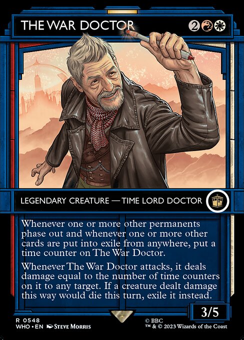 The War Doctor - Doctor Who Rare Card